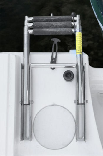 Boston Whaler 250 Outrage ladder
