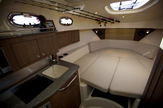 Boston Whaler 315 Conquest Pilothouse berth