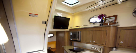 Boston Whaler 315 Conquest Pilothouse tv