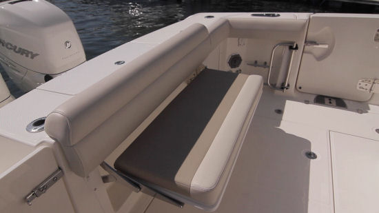 Boston Whaler 330 Outrage transom seat