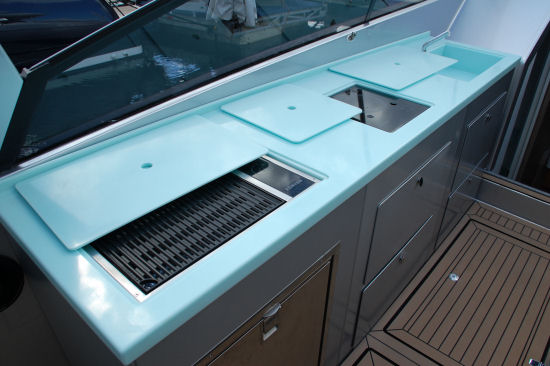 Bravo Yachts B36 galley