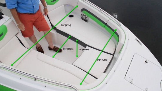 Chaparral 243 Vortex VRX bow