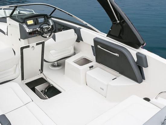 Chaparral 287 SSX storage underneath
