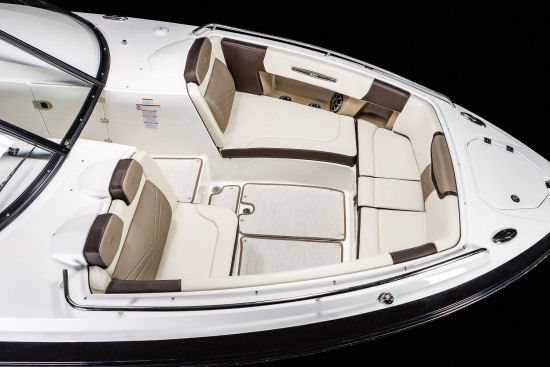 Chaparral 337 SSX bow lounges