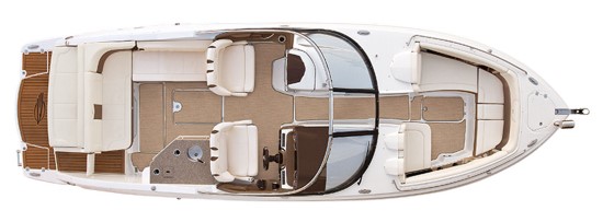 Chaparral 337 SSX deck plan