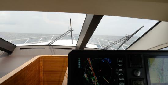 Cheoy Lee CLA 76 Flybridge defogging vents