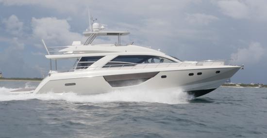 Cheoy Lee CLA 76 Flybridge running