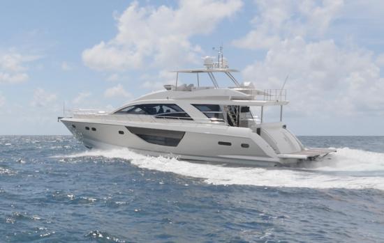 Cheoy Lee CLA 76 Flybridge running