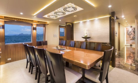 Cheoy Lee Global 104 Yacht Passageway