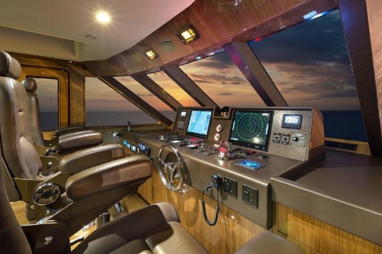 Cheoy Lee Global 104 Yacht Helm Station
