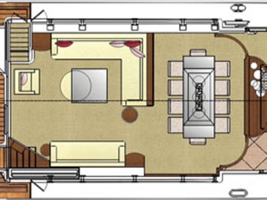 Cheoy Lee Global 104 Yacht Open Salon Room