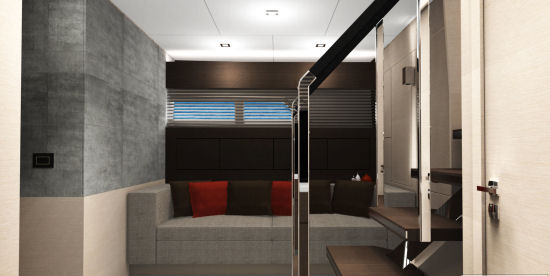 Cruisers Yachts 54 Cantius sofa