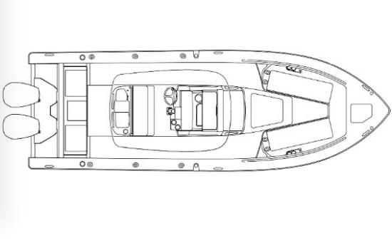 Everglades 273CC floor plan