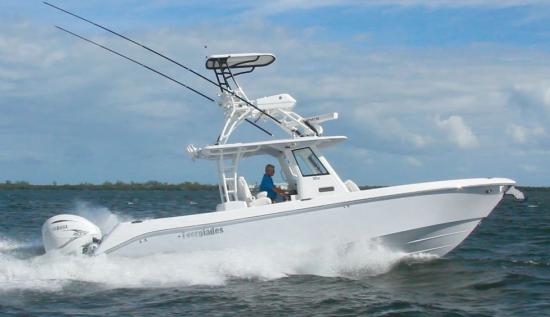 Everglades 335CC running