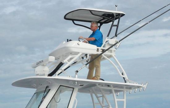 Everglades 335CC upper tower