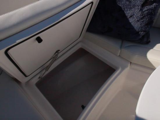 Everglades 340DC bow storage