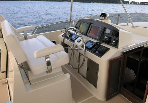 Fleming 55 companionway