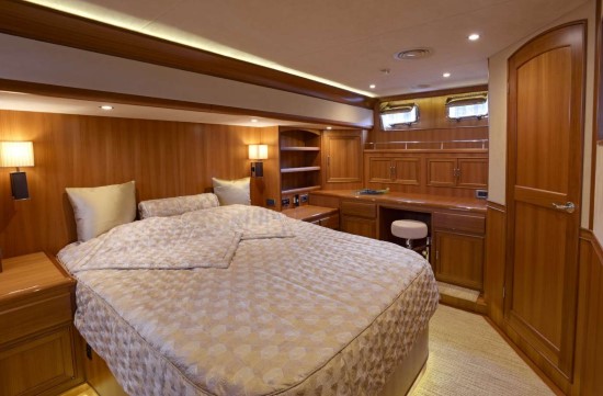 Fleming 58 master stateroom design