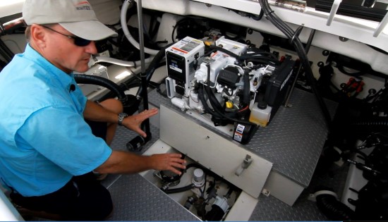 Formula 350 CBR OB bilge pump