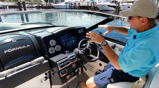 Formula 350 CBR OB helm dash