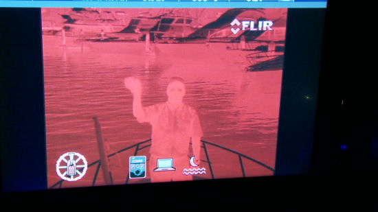 Formula 45 Yacht infrared camera