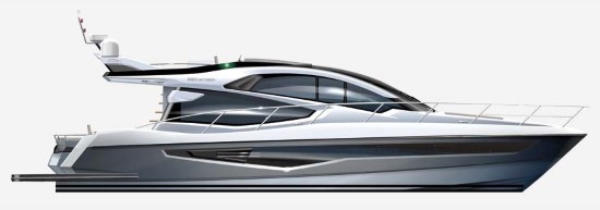 Galeon 560 Skydeck Profile