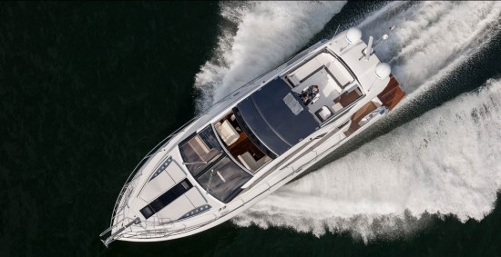 Galeon 560 Skydeck Bird's Eye View