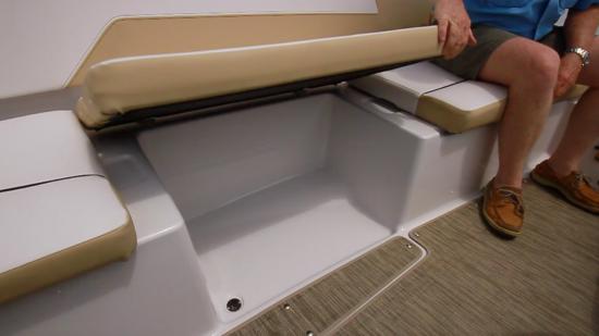 Glastron GTD 180 port side seat