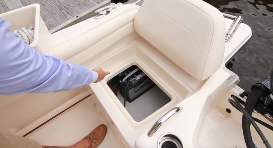 Grady-White Freedom 215 Battery Access