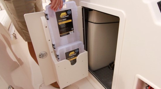 Grady-White Freedom 215 Helm Console Storage