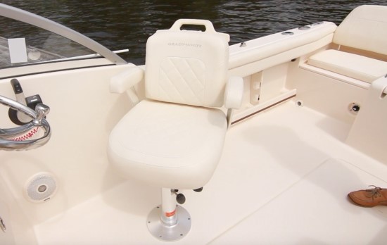 Grady-White Freedom 215 Helm Seat Positioning
