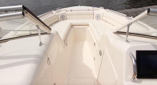 Grady-White Freedom 215 Walkthrough Windshield