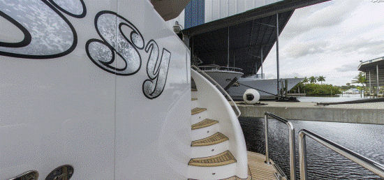 Hargrave 100 Sassy aft swim deck