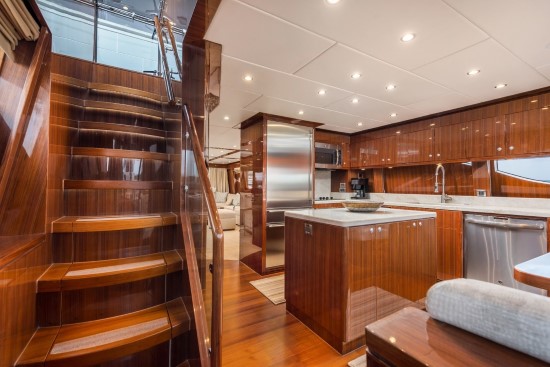 Hargrave 80 Deal Maker galley