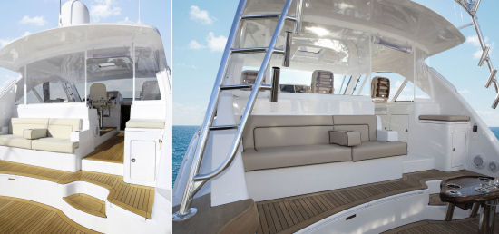 Hatteras 45 Express model differences