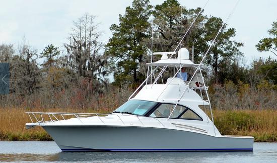 Hatteras GT45X Flybridge profile