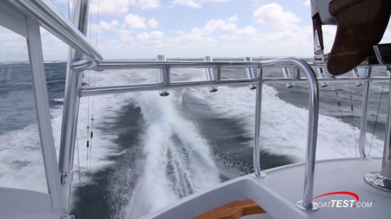Hatteras GT45X Flybridge sightlines