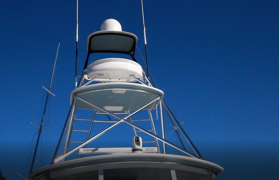 Hatteras GT59 radar