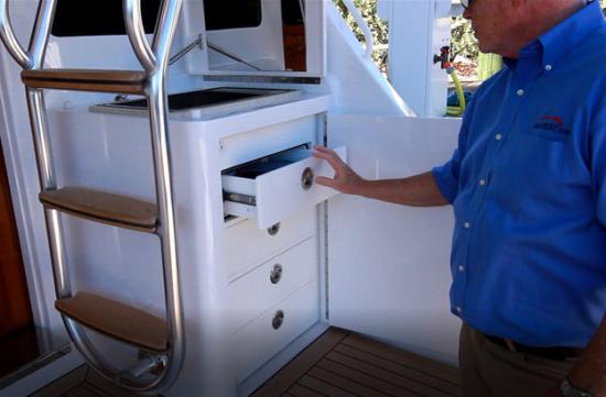 Hatteras GT59 tackle boxes