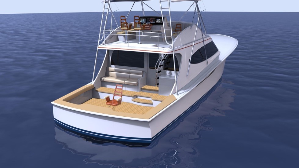 Hatteras GT65 Carolina cockpit