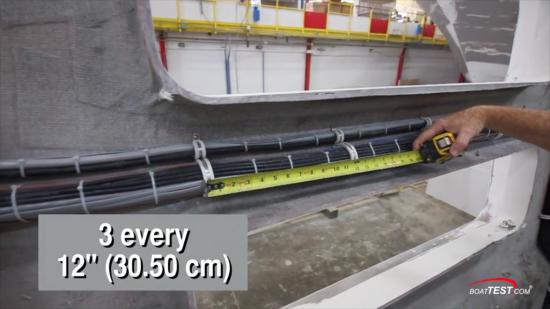 Hatteras Plumbing and Wiring Clamp Seperations