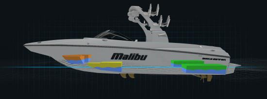 Malibu M235 ballast tank