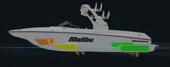 Malibu M235 command center