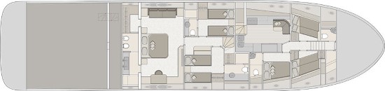 Monte Carlo Yachts 96 vip layout