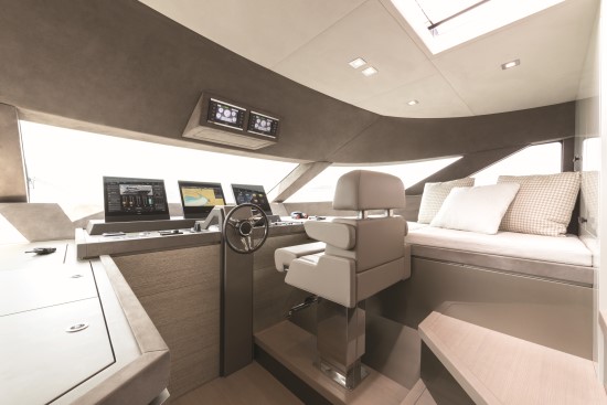 Monte Carlo Yachts 96 pilot house