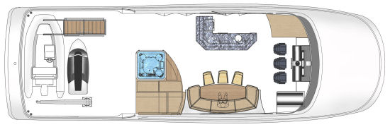 Ocean Alexander 100 Motoryacht open configuration
