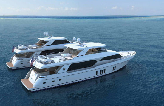 Ocean Alexander 100 Motoryacht profile shot
