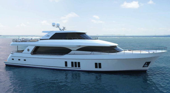 Ocean Alexander 100 Motoryacht upper deck