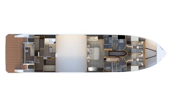 Ocean Alexander 90R Motoryacht layout