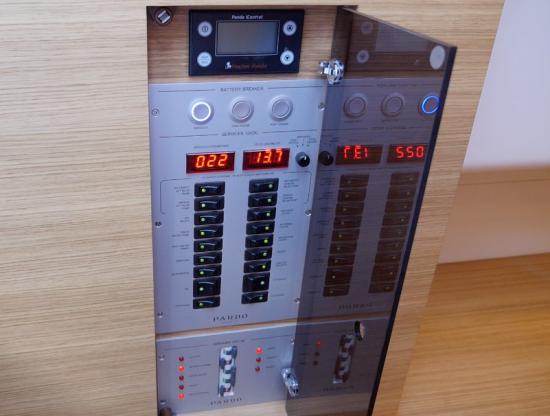 Pardo Yachts 43 breaker panel